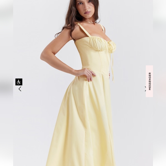 House of CB Carmen Buttercup Bustier Sundress - Picture 14 of 16